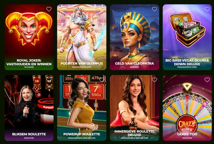 Leprezone Casino Games